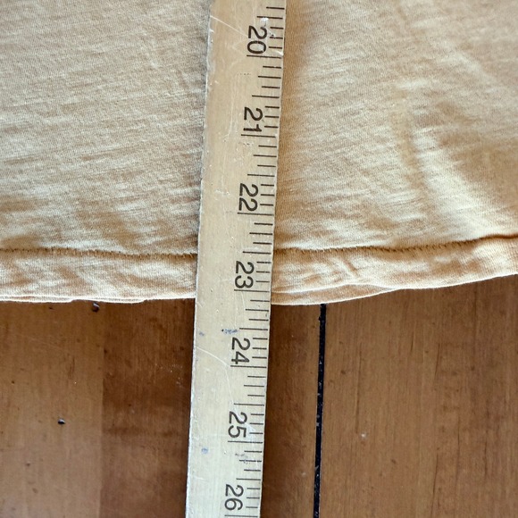 Madewell Mustard Yellow V Neck Sleeveless Tank Top Size S Casual Lightweight - Picture 6 of 8